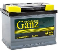 Аккумулятор Ganz 55 А/ч Обратная 242x175x190 EN500 А GA550