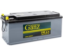 Аккумулятор Ganz Standart 190 А/ч R+(4) 514x218x210 B EN 1300 А GA1904
