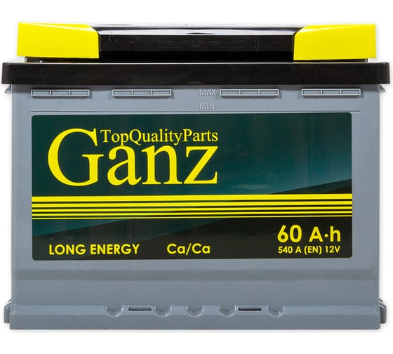 Аккумулятор Ganz Standart 60 А/ч обратный R+ 242x175x190 L2 EN 540 А GA600