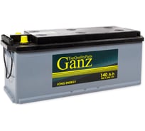 Аккумулятор Ganz Standart 140 А/ч R+(4) 514x175x210 B EN 900 А GA1404