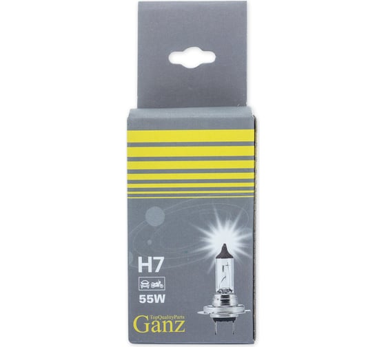 Лампа GANZ 12V H7 55W PX26d 1 шт. картон GIP06013