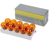 Лампа GANZ PY21/5W 12v21/5w (BAY15d) желтая BOX (10 шт.) упак. 10 шт. GIP06037
