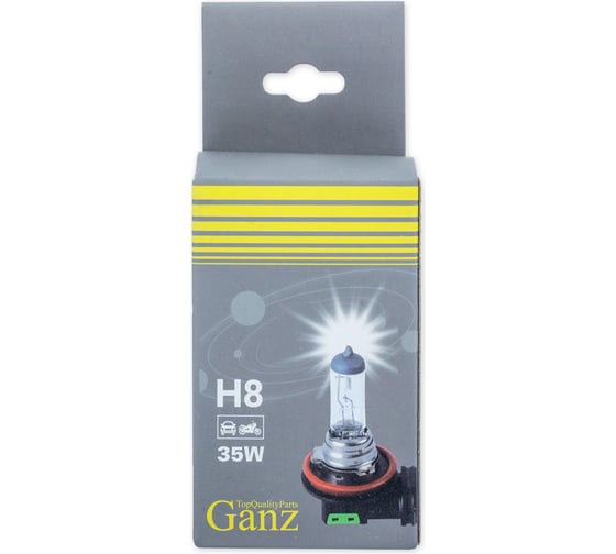 Лампа GANZ 12V H8 35W PGJ19-1 1 шт. картон GIP06017