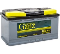 Аккумулятор Ganz 100 А/ч Прямая 353x175x190 EN820 А GA1001