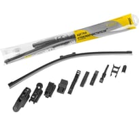 Бескаркасная щетка стеклоочистителя Ganz NEW 550mm (10 адаптеров) GIS01035