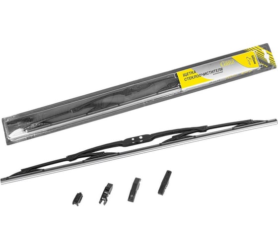 Щетка стеклоочистителя Ganz ECO 600mm (4 адаптера) GIS01009