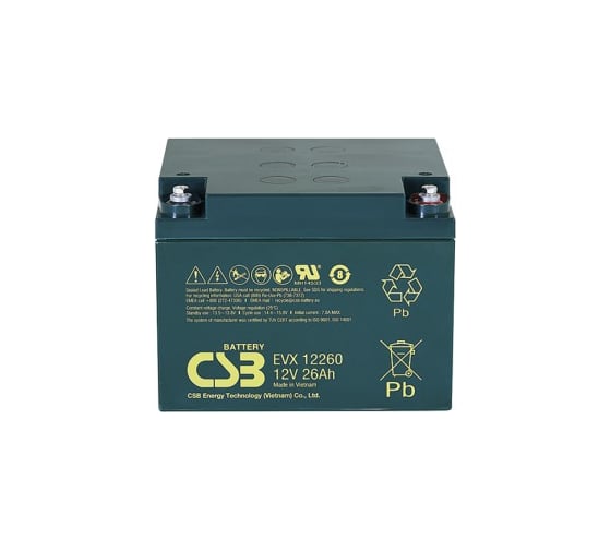 Аккумулятор тяговый CSB EVX12260 I УТ-00001761 1