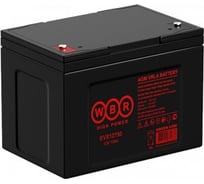 Аккумулятор тяговый WBR EVX12750S 12В 75 Ач УТ-00000342