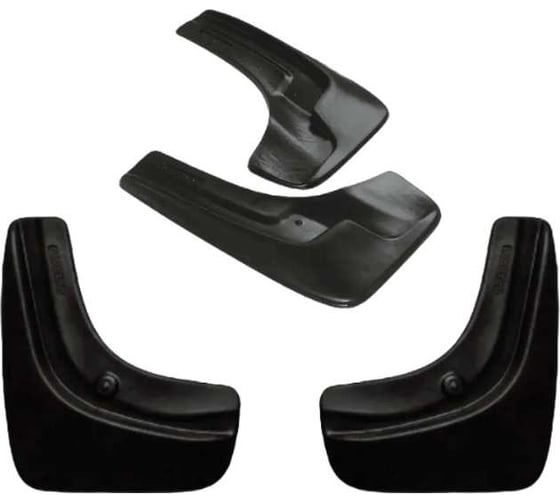 Комплект брызговиков L.Locker передние и задние для Volkswagen Tiguan (07-16) 7101062101