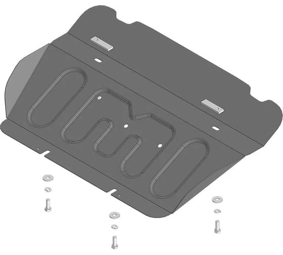 Защита стальная MOTODOR 2 мм Р Changan Hunter Plus с 2023г. 77213 1
