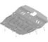 Стальная защита MOTODOR 1,5 мм Д, КПП Hyundai Santa Fe 2006-2012 гг. АвтоСтандарт 50917 1