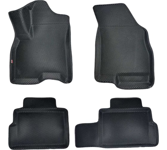 Коврики в салон L.Locker 5D EVA на Чери Тигго 7 ПРО МАКС/ Chery Tiggo 7 PRO/7 PRO Max, цвет черный/черный EVACHERYTIG7 1