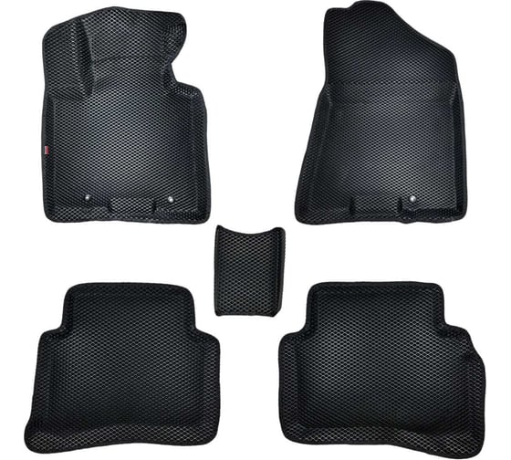 Коврики в салон L.Locker 5D EVA на Хендай Туксон 3 / Hyundai Tucson 3 2015-2023/KIA sportage 4 2015-2021, цвет черный/черный EVAHYTUCS15 1