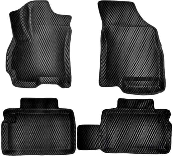 Коврики в салон L.Locker 5D EVA на Чери Тигго 4 ПРО / Chery Tiggo 4 PRO, цвет черный/черный EVACHERYTIG4 1