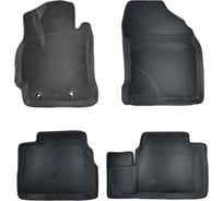 Коврики в салон L.Locker 5D EVA на Тойота Королла / TOYOTA Corolla (E160, E170) 2013–2018, черный/черный EVATYCOROL13