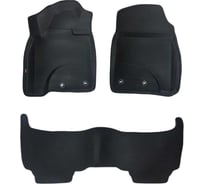 Коврики в салон L.Locker 5D EVA на Тойота Ленд Крузер 200/Лексус Л Икс 570 / TOYOTA LAND CRUZER 200/Lexus LX 570 2007->, черный/черный EVATYLC200