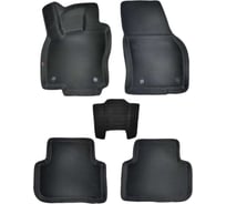 Коврики в салон L.Locker 5D EVA на Фольксваген Тигуан 16 / VW Tiguan 16- черный/черный EVAVWTIG2