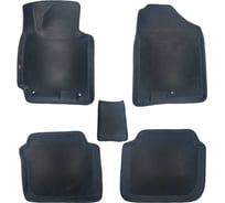 Коврики в салон L.Locker 5D EVA на Хендай Елантра / Hyundai Elantra 5пок 2010–2015, цвет черный/черный EVAHYEL10