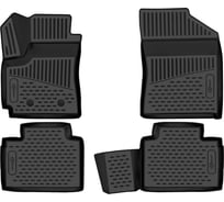Коврики 3D в салон FORMAT подходят для FAW Besturn X40 (I) 2016-, 4шт. (ПУ, повышенная износостойкость) / Ф FORMAT.3DA08787210k