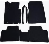 Коврики в салон L.Locker 5D EVA на Киа Сид 2 / KIA Ceed 2(2012-18), цвет ЧЕРНЫЙ/черный EVAKIASEED12