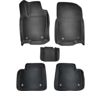 Коврики в салон L.Locker 5D EVA на Мерседес Бенц ГЛЕ В166 / Mercedes-Benz GLE W166(15-18)/Coupe C292(15-19), цвет ЧЕРНЫЙ/черный EVAMERGLE166