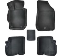 Коврики в салон L.Locker 5D EVA на Ниссан Альмера Г15 / Nissan Almera G15 2013-, цвет ЧЕРНЫЙ/черный EVANISALM13