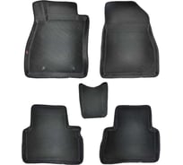 Коврики в салон L.Locker 5D EVA на Ниссан Жук Ф 15 / Nissan Juke (F15) 2010-2019, цвет ЧЕРНЫЙ/черный EVANISJUKE