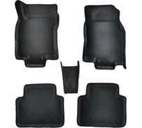 Коврики в салон L.Locker 5D EVA на Ниссан Икс Трейл Т32 / Nissan X-Trail (Т32) 2013, цвет ЧЕРНЫЙ/черный EVANISXTRLT32