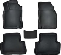 Коврики в салон L.Locker 5D EVA на Ниссан Кашкай Ж11 / Nissan Qashqai J11 2014-2022, цвет ЧЕРНЫЙ/черный EVANISQASH14