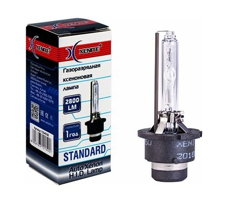 Ксеноновая лампа XENITE D2S, 85 В, 35 Вт, P32d-2, 4300 K, 2800 Лм, 1 шт. 1004035