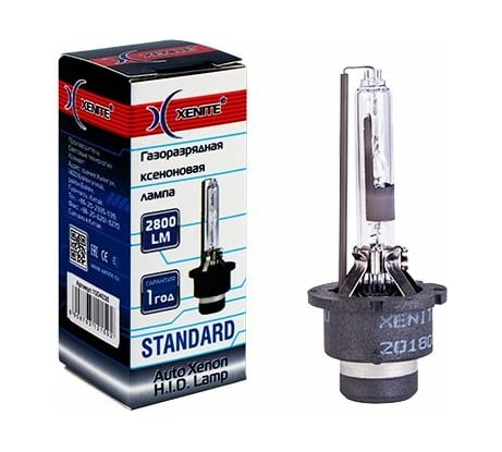 Ксеноновая лампа XENITE D2R, 85 В, 35 Вт, P32d-3, 5000 K, 2800 Лм, 1 шт. 1004033