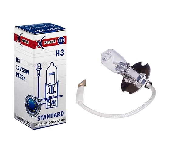 Автомобильная лампа XENITE STANDARD H3, PK22s, 1 шт. 1007012 1