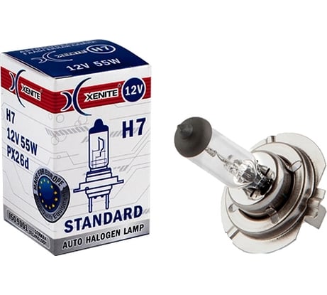 Автомобильная лампа XENITE STANDARD H7, PX26d, 1 шт. 1007014