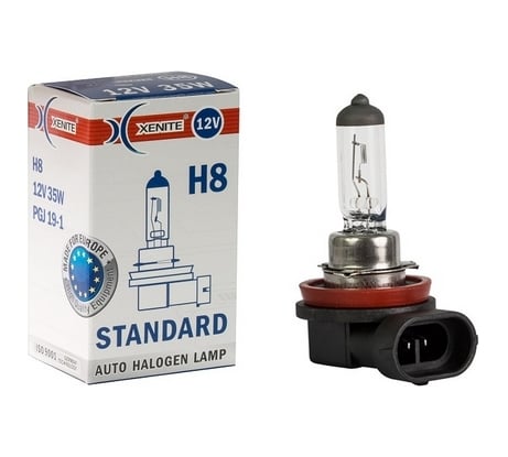 Автомобильная лампа XENITE STANDARD H8, PGJ19-1, 1 шт. 1007015