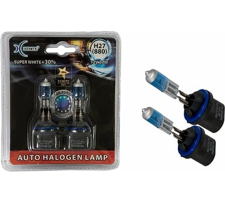 Автомобильная лампа XENITE SUPER WHITE H27/880, PG13, 12 В, 2 шт. 1007038