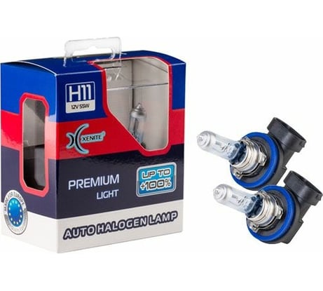 Автомобильная лампа XENITE PREMIUM H11, PGJ19-2, 12 В, 2 шт. 1007118