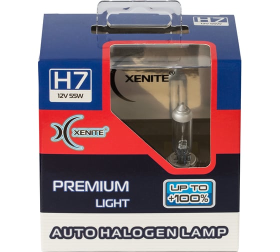 Автомобильная лампа XENITE PREMIUM H7, PX26d, 12 В, 2 шт. 1007120
