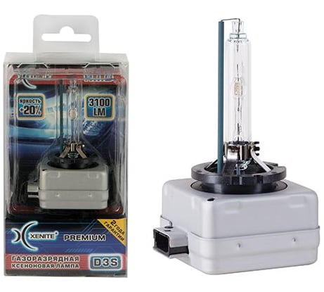 Ксеноновая лампа XENITE Premium D3S, 42 В, 35 Вт, PK32d-5, 5000 K, 1 шт. 1002017