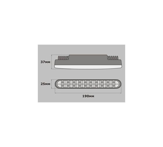 Комплект XENITE ДХО L-4019S 12V 190х25х37 1001020