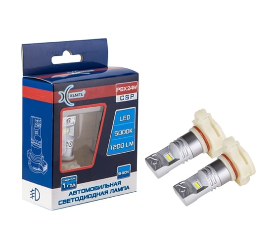Автомобильная лампа XENITE PSX24W CSP 9-30V, Яркость 360 LM Блистер 1 шт. 1009523 1