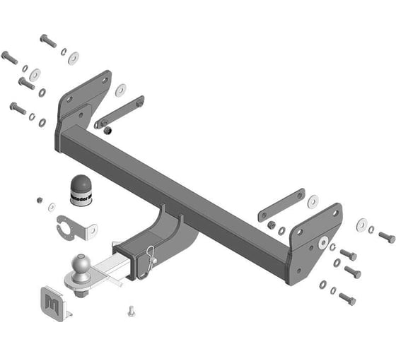 Фаркоп MOTODOR Geely Monjaro оцинк. Шар. 94210-E 1