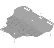 Защита стальная MOTODOR 2 мм Р Oting Paladin, V=2,0, с 2023 г. 78607