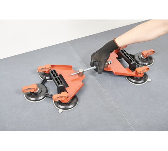 Сближение плит большого формата во время укладки CLOSER PLUS raimondi 185DALMK2