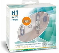 Галогенные лампы SVS серия Intensive+130% Ver.2.0 12 В, H1, 55W+W5W, белые, 2 шт. 0200117000