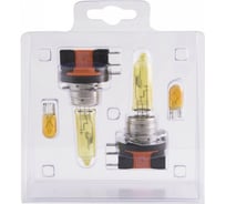 Галогенные лампы SVS серия Yellow Ver.2.0 3000 K, 12 В, H15, 15/55W+W5W, желтые, 2 шт. 0200104000
