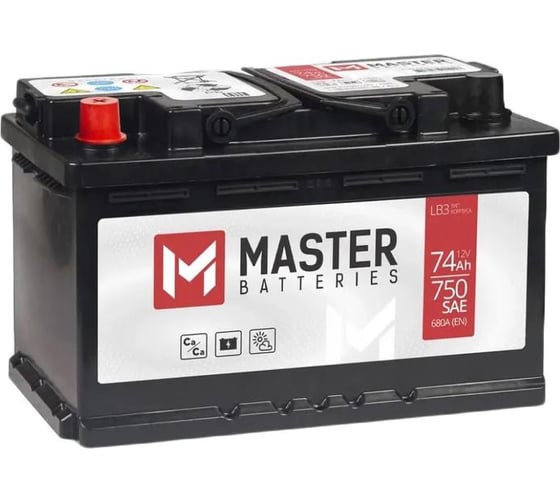 Аккумулятор MASTER BATTERIES 74Ah L+ MB741