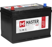 Аккумулятор автомобильный MASTER BATTERIES Asia 90Ah L+ MBA901