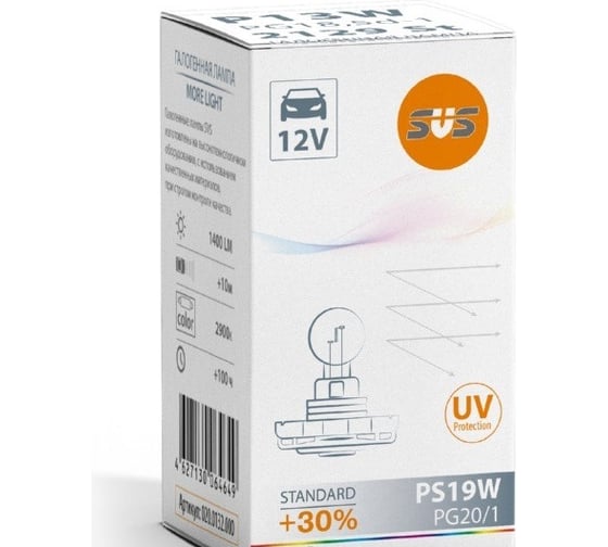 Лампа накаливания SVS 12 В, PS19W, PG20/1 0200132000