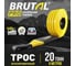 Автомобильный трос BRUTAL PRO 20 тонн, 6 метров, с петлями BRTR020 1