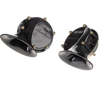 Звуковой сигнал SKYWAY УЛИТКА FOR VOLGA d=102 мм, 12 В, 115 дБ, черный 2 шт/комплект S07601061